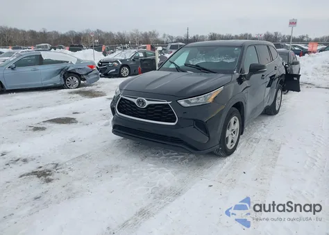 2020 Toyota Highlander L z USA, uszkodzony, nr VIN 5TDCZRBH9LS002440